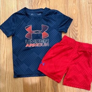 Under Armour Blue and Red Kids Outfit
